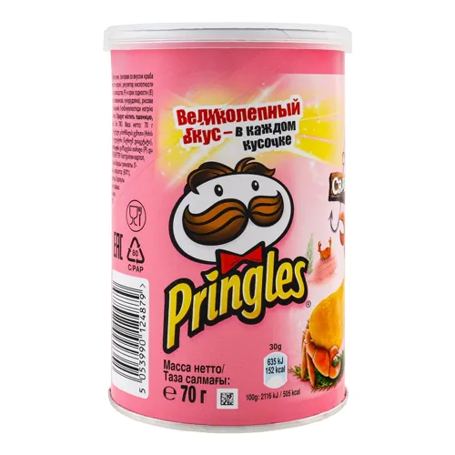 Чіпси картопляні Краб Pringles тубус 70г