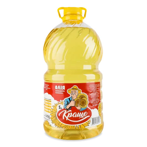 Олія Соняшникова Рафінована Вищого Ґатунку, п/пл 5л