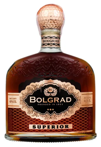 Коньяк «Superior Bolgrad» 0.5л 40% ординарний 3 зірки