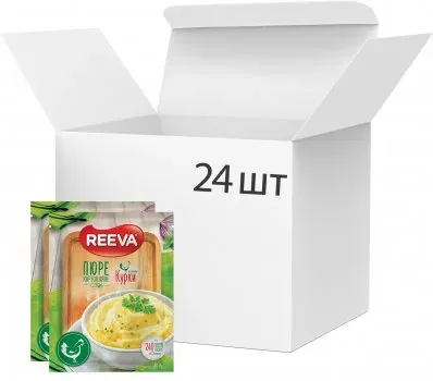 Пюре картопляне Reeva зі смаком курки 40г