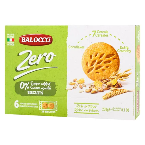 Печиво Balocco Zero 7 злаків 230г