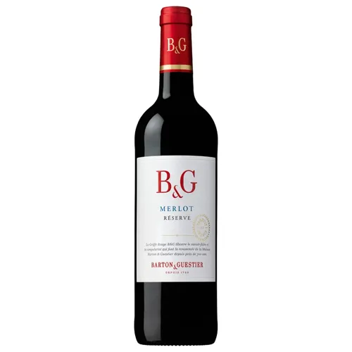 Вино Barton&Guestier Merlot Reserve червоне сухе 13,5% 0,75л