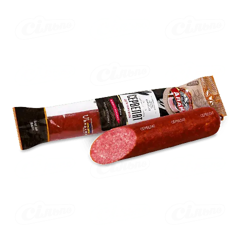 Ковбаса «Алан» «Сервелат» варено-копчене вищого ґатунку, кг