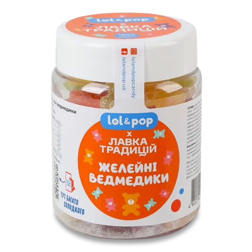 Міні-ведмедики Желейні Lol&Pop В/ґ 200г