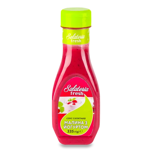 Соус Салатний Малина З Йогуртом, вищого ґатунку, п/пл 335г