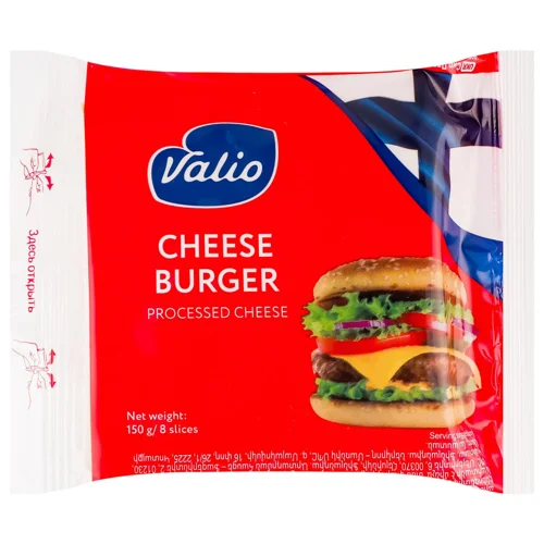 Сир плавлений Valio Cheese Burger 44% 150г