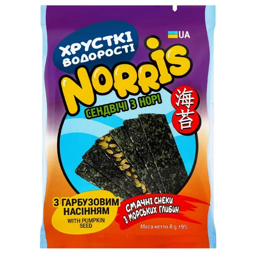 Сендвіч з норі Norris з гарбузовим насінням 8г