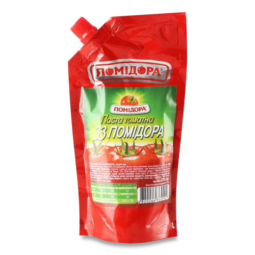 Томатна Паста Вищого Ґатунку, 33% Помідорів, з/б 270г