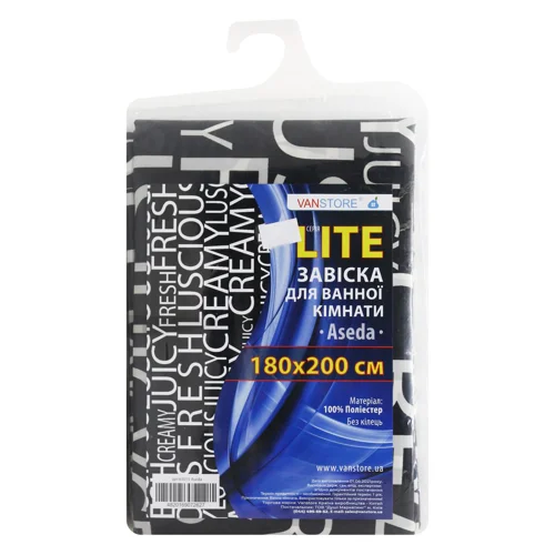 Завіска для ванної Vanstore Aseda 63015 180х200см