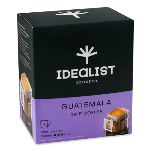 Кава Натуральна Мелена Guatemala Idealist Coffee Co, в/ґ, к/у, 7х12г