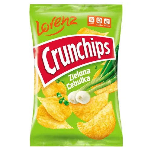 Чіпси Lorenz Crunchips картопляні з цибулею 140г