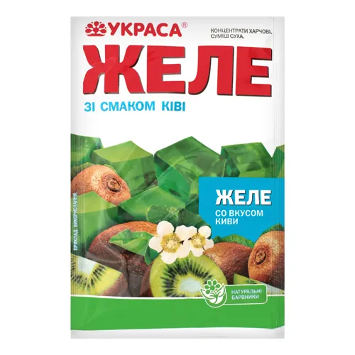 Желе зі смаком ківі Украса м/у 90г