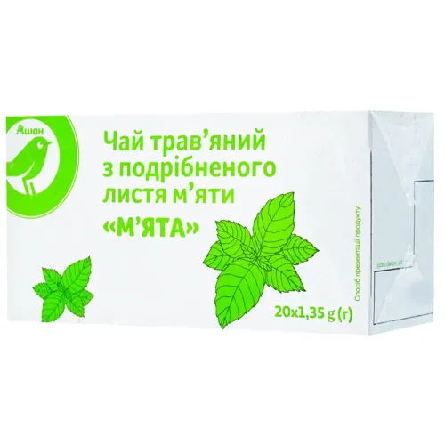 АШАН GB/ЧАЙ МЯТА 20 ПАК