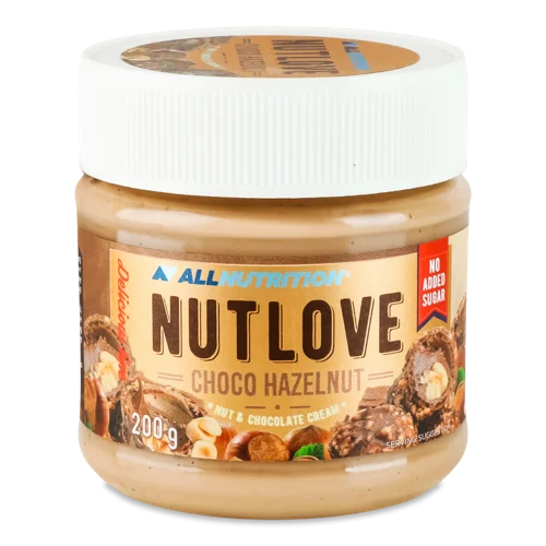 Крем Шоколадний З Горіхами Nutlove Allnutrition, c/б 200г