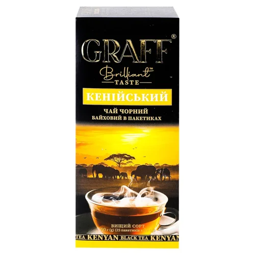 Чай чорний Graff Кенійський 2г*25шт