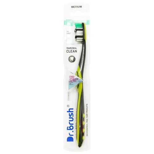 Зубна щітка Dr. Brush Clean середньої жорсткості
