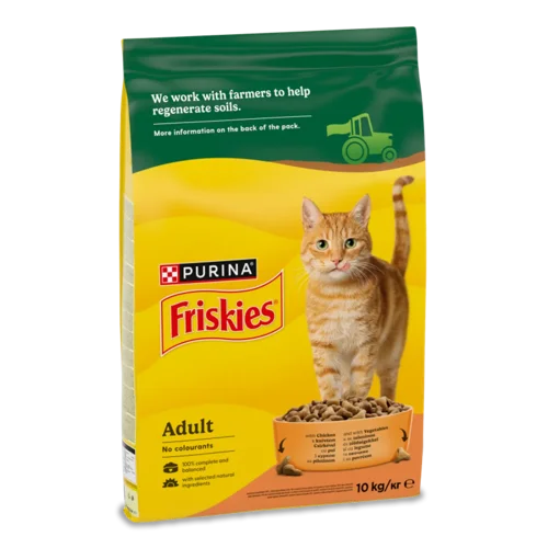 Корм для котів Friskies з куркою та овочами