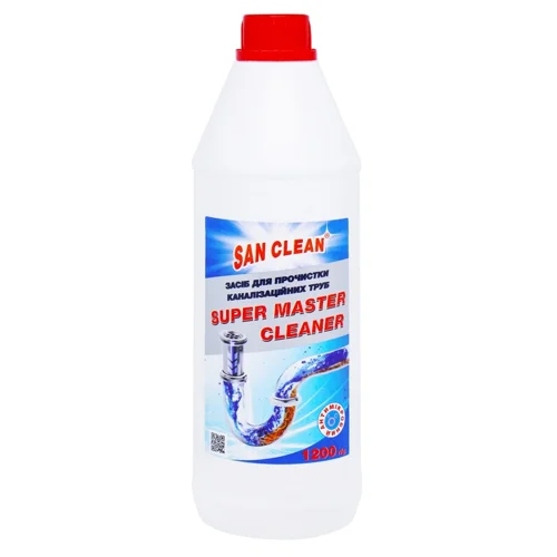 Засіб для прочищення труб Сан Клін Super Master Cleaner 1,2л