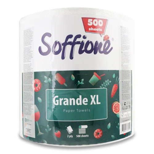 Рушники паперові 2-х шарові Grande XL Soffione, в/ґ, 1шт