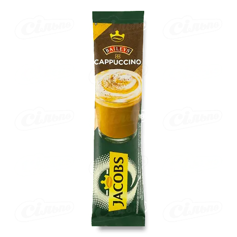 Напій кавовий «Jacobs Baileys Cappuccino 3в1» розчинний 15г