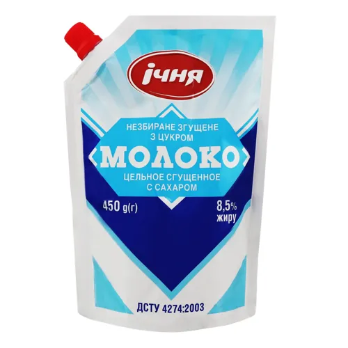 Молоко згущене 8.5% з цукром Ічня д/п 450г