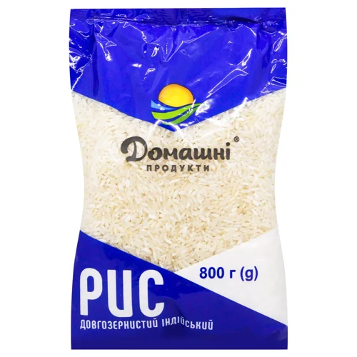 Рис Домашні Продукти довгозернистий 800г