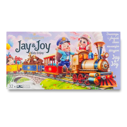 Шоколад Мілленіум Jay&Joy Молочний з Молочною Начинкою, В/ґ, 360г