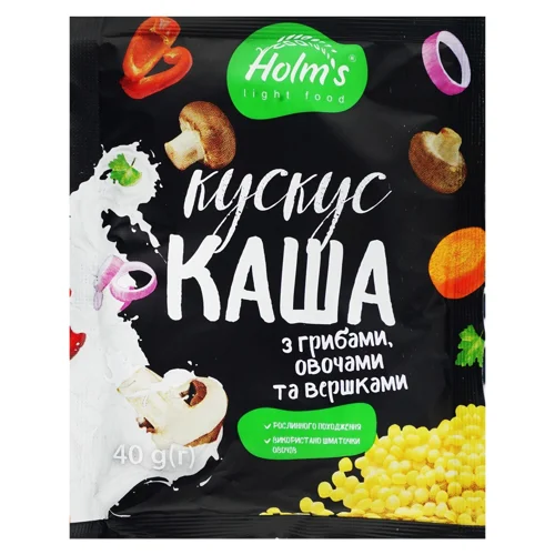 Кус-кус Holm's з грибами овочами та вершками 40г