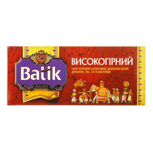 Чай чорний Високогірний Batik