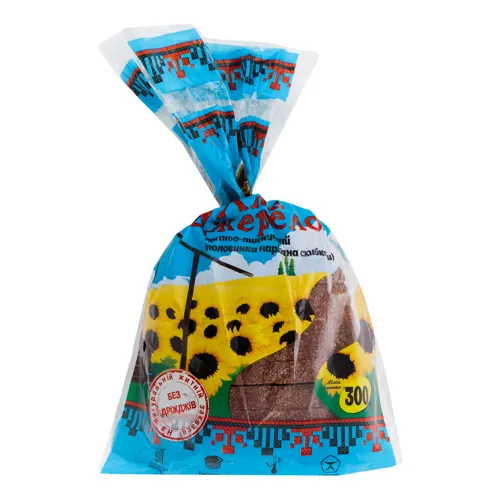 Хліб половинка в нарізці Джерело Живий Хліб м/у 300г