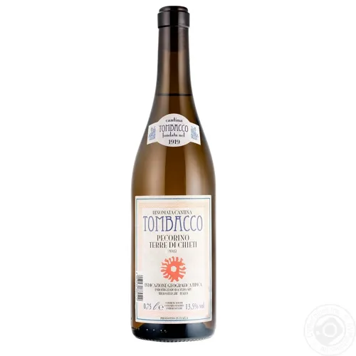 Вино Tombacco Pecorino Terre di Chieti біле сухе 13,5% 0,75л