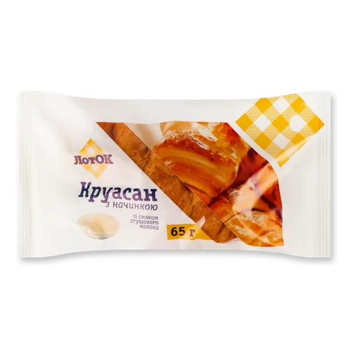 Круасан З Начинкою Згущеного Молока, в/ґ, 65г