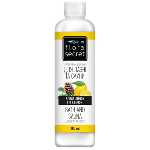 Засіб ароматичний Flora Secret Ялиця-Лимон для лазні та сауни 250мл