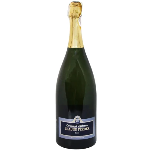 Вино ігристе Crémant d'Alsace Claude Ferder Brut біле брют 12% 0,75л