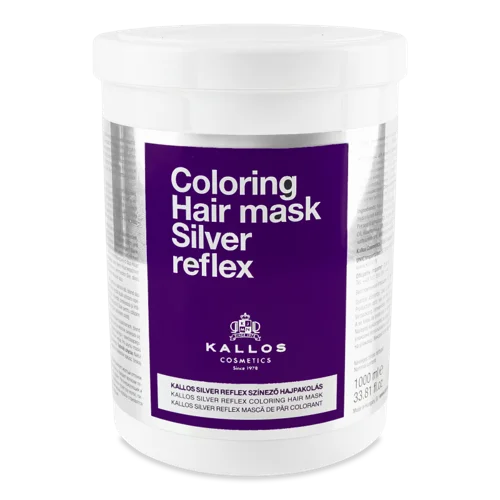 Маска Для Волосся З Антижовтим Ефектом Silver Reflex Kallos, 1л