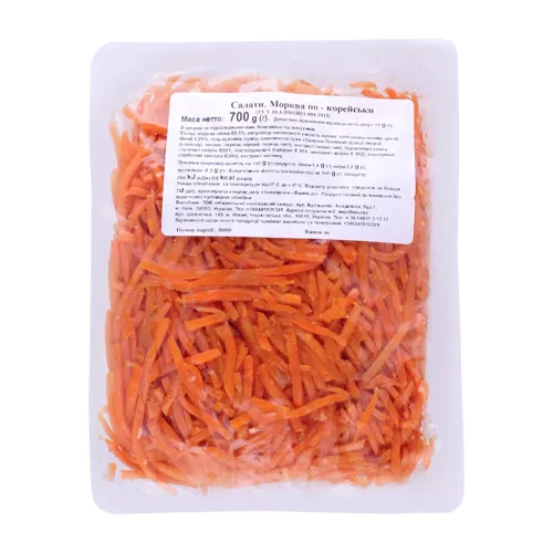 Салат Морква по-корейськи Ніжинський КЗ вищого ґатунку 700г