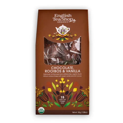 Чай English Tea Shop Ройбуш з ваніллю органічний 15*2г