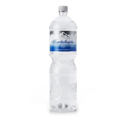 Вода Своя Лінія Трускавецька мінеральна сильногазована ПЕТ 1,5л