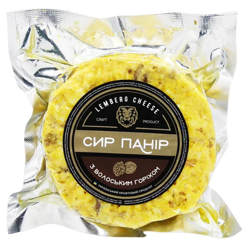 Сир Lemberg Cheese Панір з волоським горіхом ваговий
