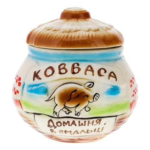 Ковбаса смажена Домашня в смальці Алан 0.75кг