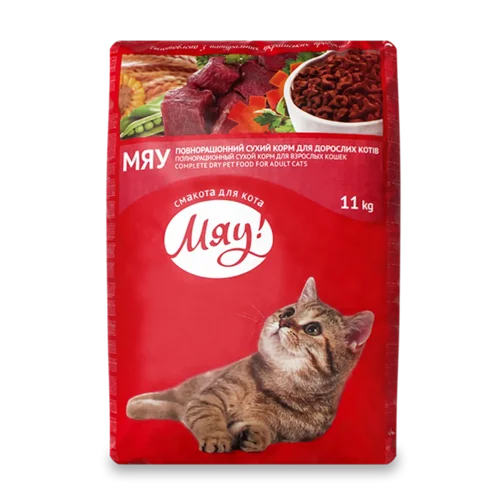 Корм для котів «Мяу!» м’ясний