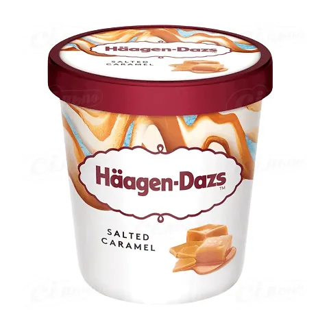 Морозиво Haagen-Dazs ванільне фундук карамель, 346г