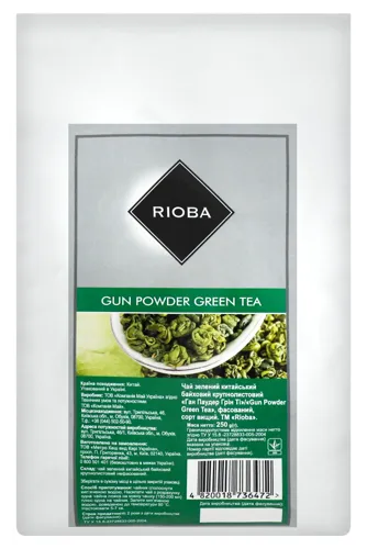 Чай зелений китайський байховий Gun powder Rioba м/у 250г