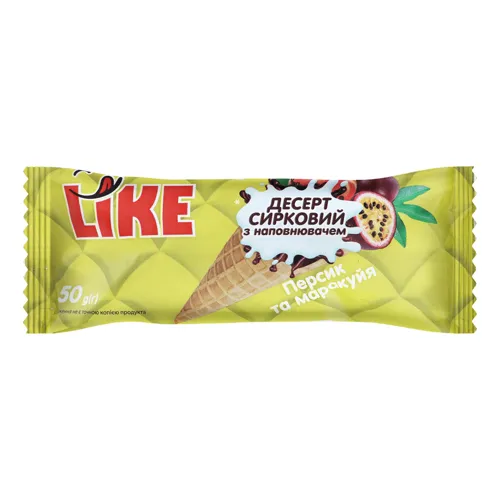 Десерт сирковий «Персик та маракуйя» Like м/у 50г