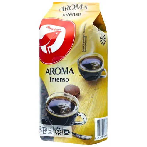 Кава Ашан арома в зернах 250г