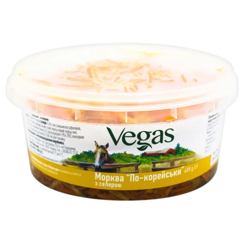 Морква Vegas По-корейськи з селерою 400г
