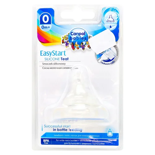 Соска Canpol Babies EasyStart 21/719 0-3міс до пляшечок з широким отвором