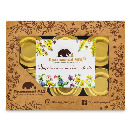 Медові Десерти Вищого Ґатунку, Подарунковий Набір 6 Смаків, к/у 6х50г