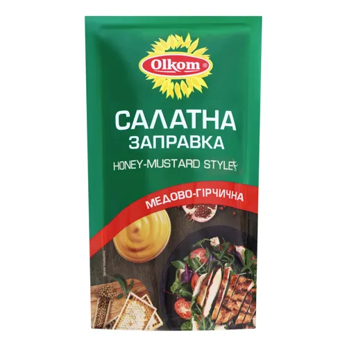 Заправка салатна Медово-гірчична Olkom д/п 150г
