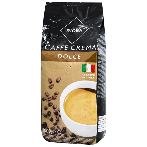 Кава Rioba Caffe Crema Dolce італійська в зернах 1000г